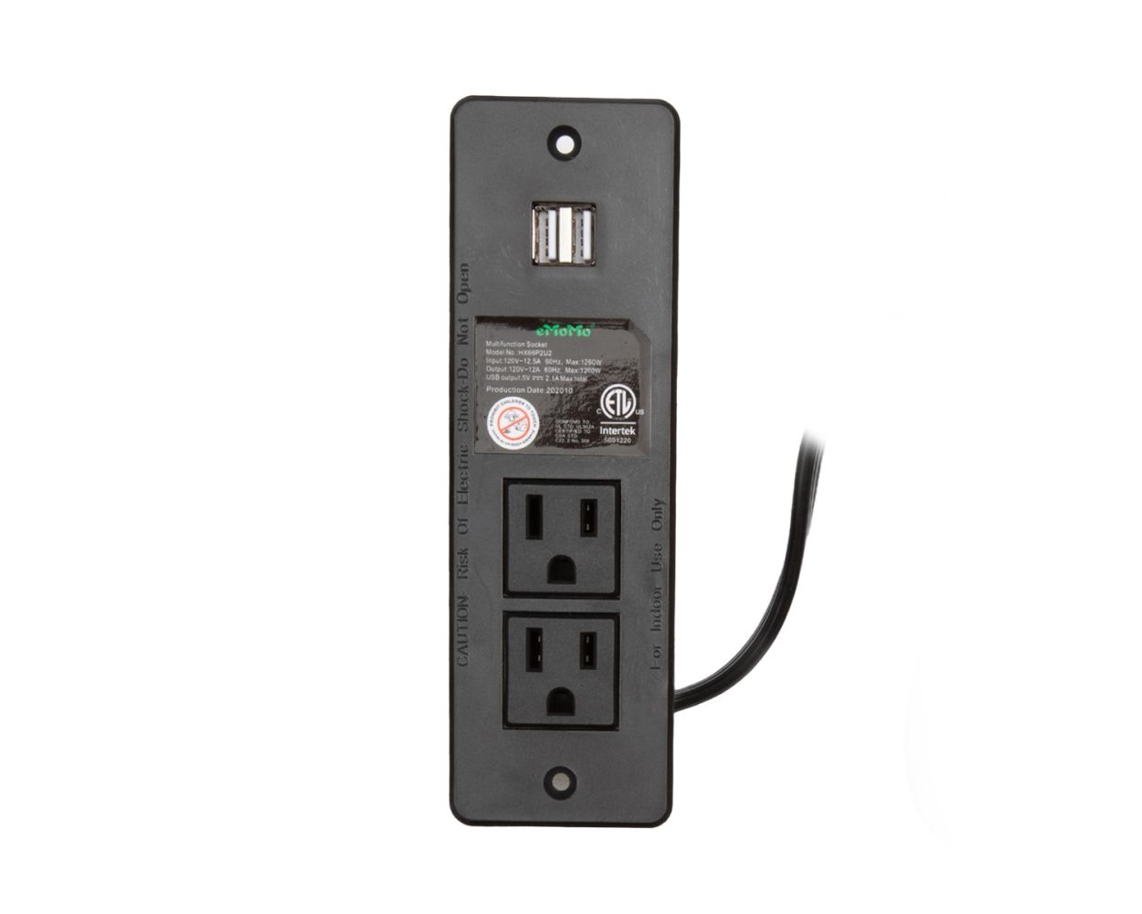 2 OUTLET W/2 USB POWER STRIP