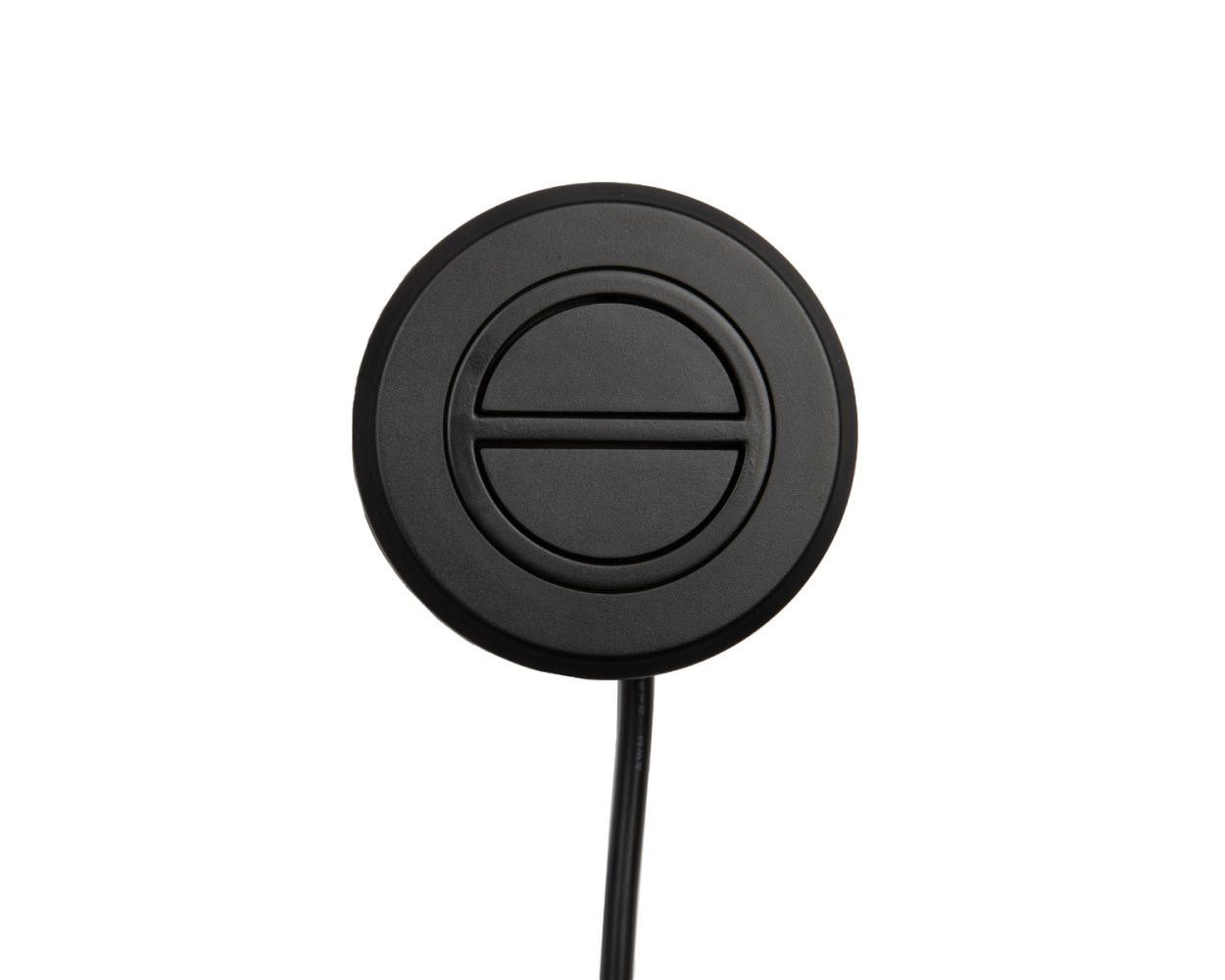 ROUND 2 BUTTON SWITH WITH 5 PIN 90 DEGREE CONNECTOR (BLACK)